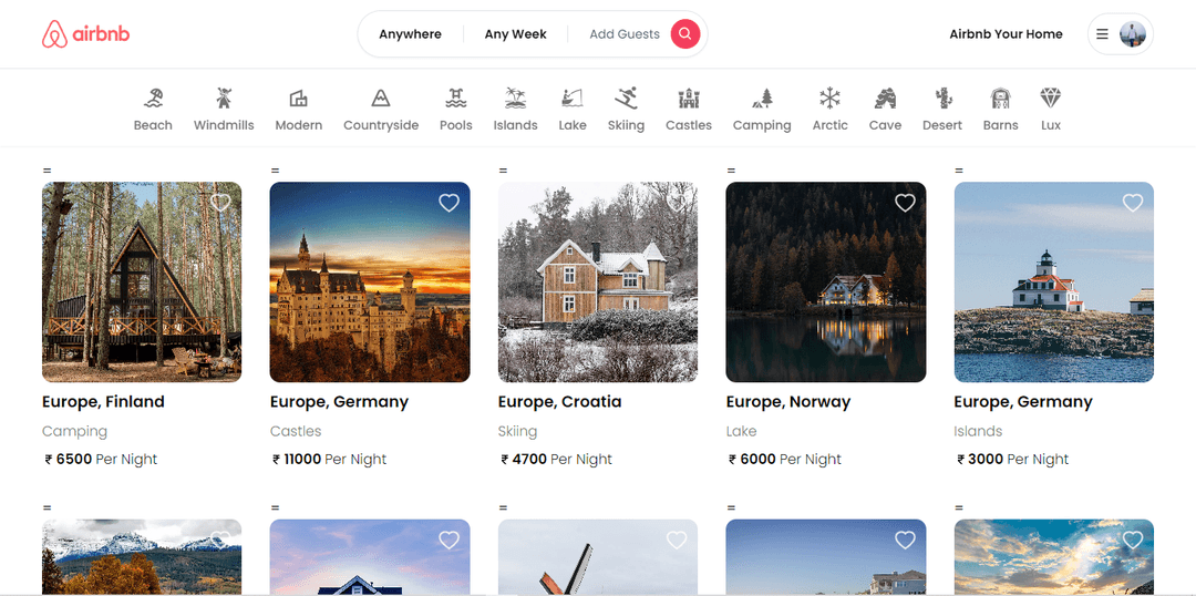 Airbnb Clone